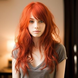 Vivid Orange image Haircolor