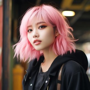 Vivid Pink image Haircolor