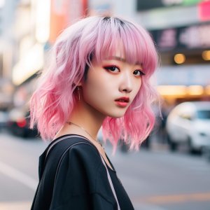 Vivid Pink image Haircolor