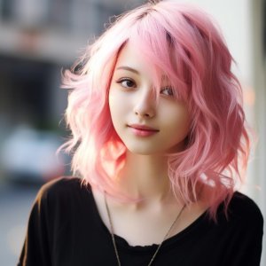 Vivid Pink image Haircolor