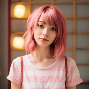 Vivid Pink image Haircolor