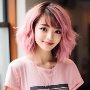 Vivid Pink image Haircolor