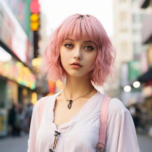 Vivid Pink image Haircolor