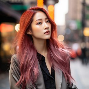 Vivid Pink image Haircolor