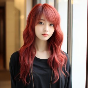 Vivid Red image Haircolor