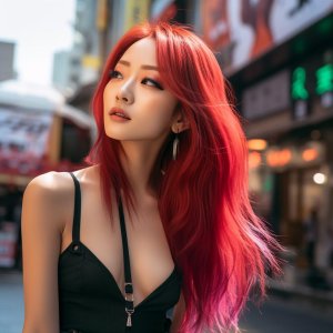 Vivid Red image Haircolor