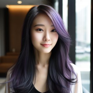 Vivid Violet image Haircolor