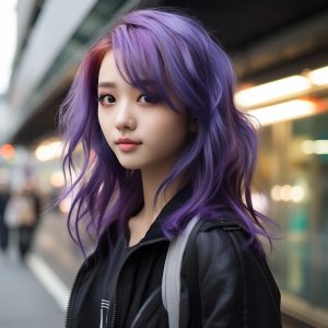 Vivid Violet image Haircolor